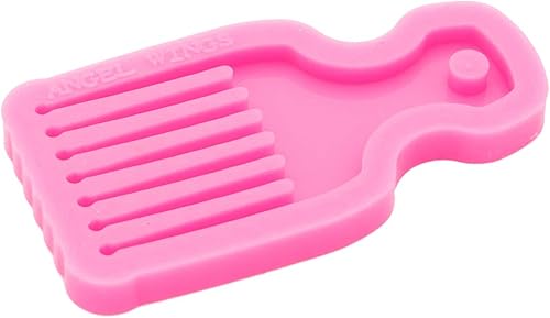 Miniatura 9 de Brillante brillante Peine grande hacer moldes de silicona peine resina moldes de resina epoxi molde de arcilla polimérica molde llavero resina epoxi