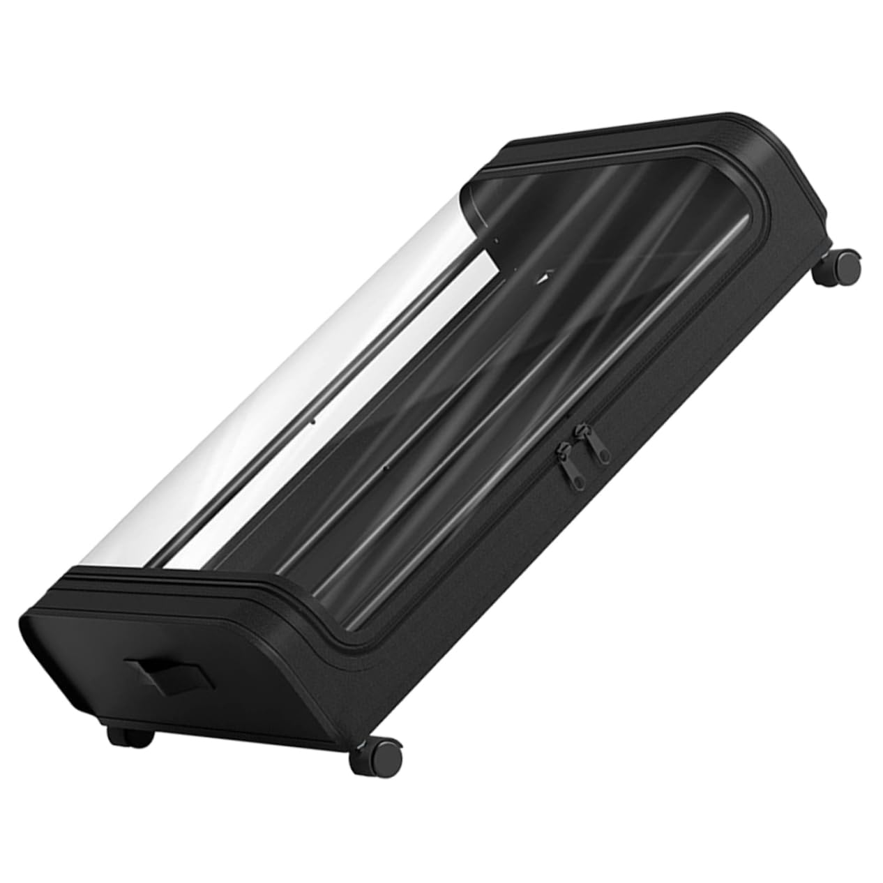 Cabilock Organizador De Almacenamiento Cama Ruedas Caja De Almacenaje De Gran Capacidad Para Ropa Juguetes y Mantas Contenedor Práctico y Espacio Ahorro Material Duradero Tapa Transparente