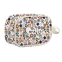 Horror Movie Spooky Season Gift Cosmetic Bag Button Eyes Rain Boots Movie Fans Makeup Zipper Pouch (Coral Movie mb UK)