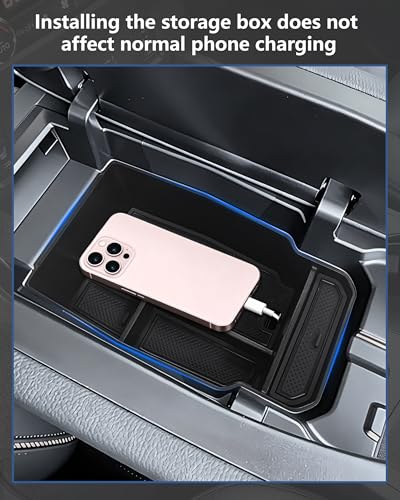 Image of Center Console Organizer Tray & Cup Holder Insert for 2023-2026 Mazda CX50, 2PCS Set, Custom Fit Console Storage & Cup Holder Liner with Anti-Slip Design, Not for CX-5