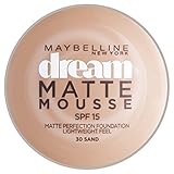 maquillaje mousse maybelline Dermatólogo probado, probado con alergia, no comedogénico, adecuado para pieles sensibles