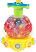 Pião Maluco Flash Bola Colorido DM Toys