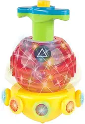 Pião Maluco Flash Bola Colorido DM Toys