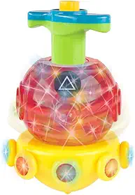 Pião Maluco Flash Bola Colorido DM Toys