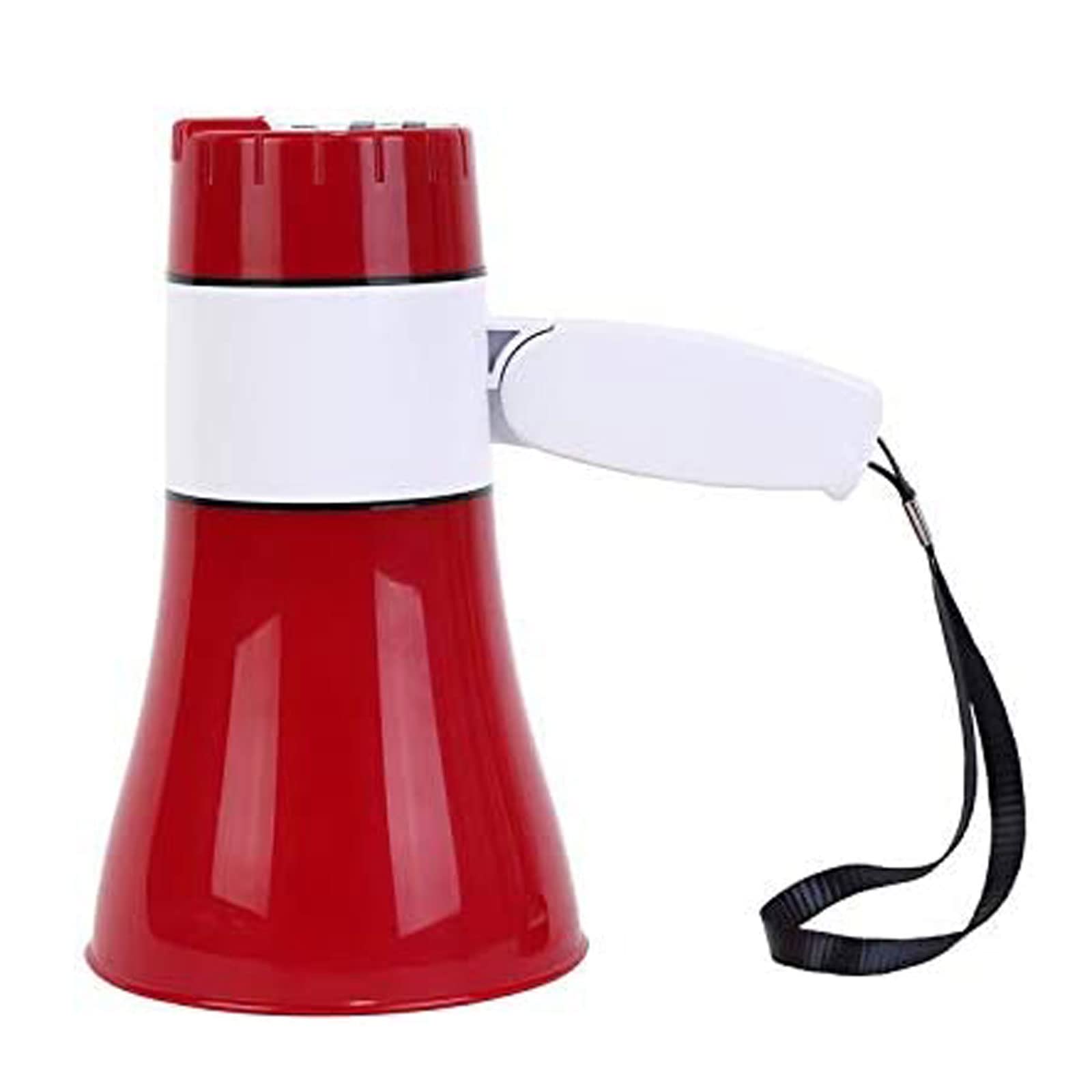 GFJryET Handheld megaphone, Megaphone Speaker USB Handheld Bullhorn 20 Watts Extra Loud