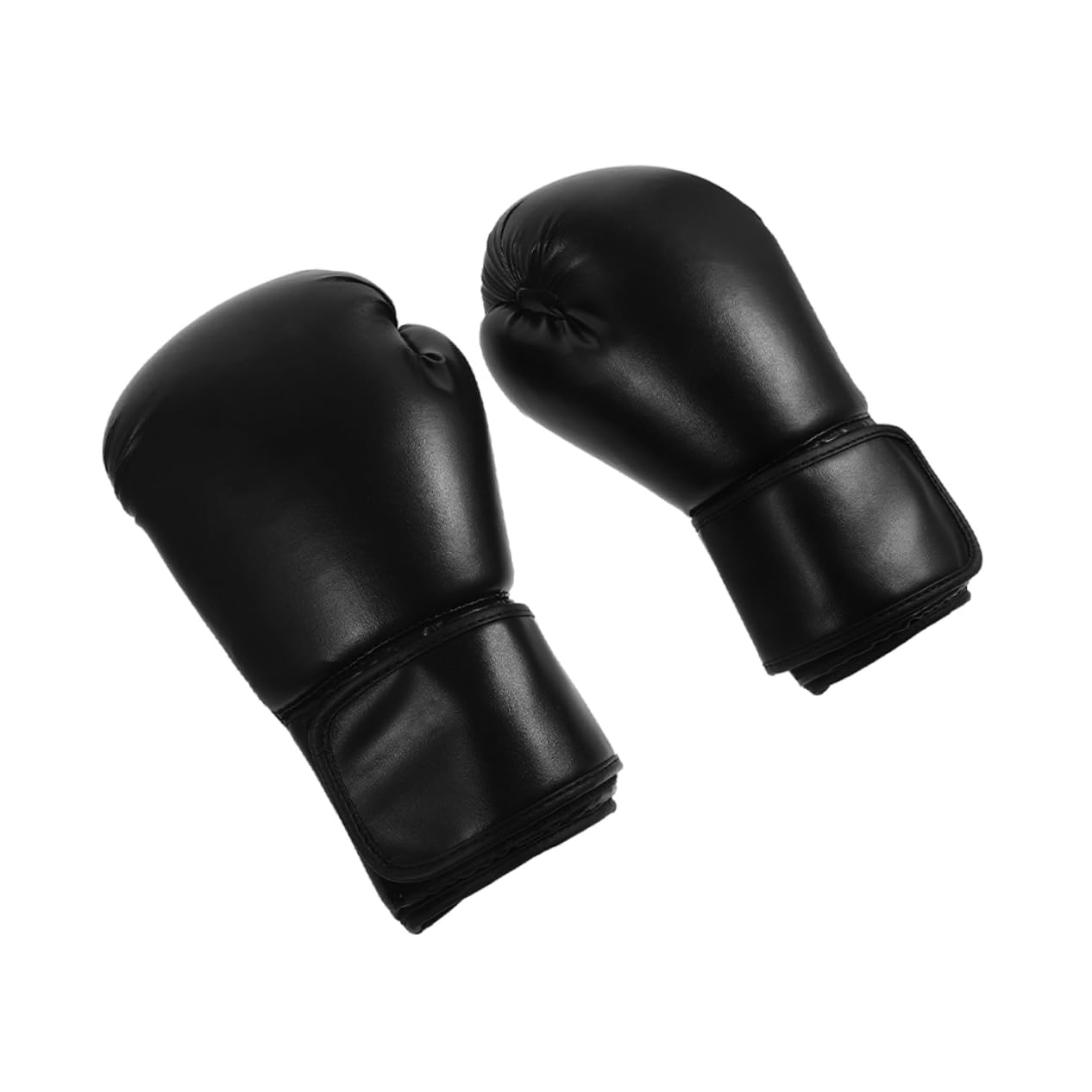 Guantoni da Boxe per Allenamento Donna in Pu Nero, Resistenti All'usura e Confortevoli, per Fitness Workouts e Sparring,