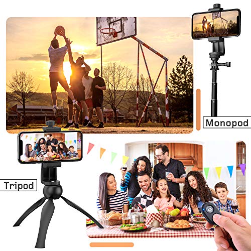 Zttopo 255 Universal Phone Tripod Mount Adapter With Wireless Camera Remote , Cell Phone Holder thumb #5