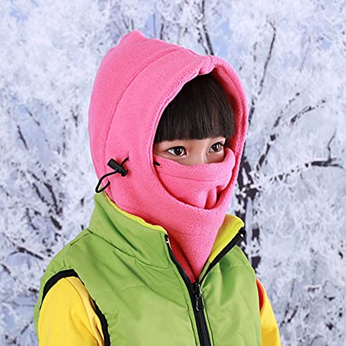 Homdsim Child Ski Warm Hat Winter Full Face Neck Mask Cap Thermal Ski Balaclava Pink #TOP2