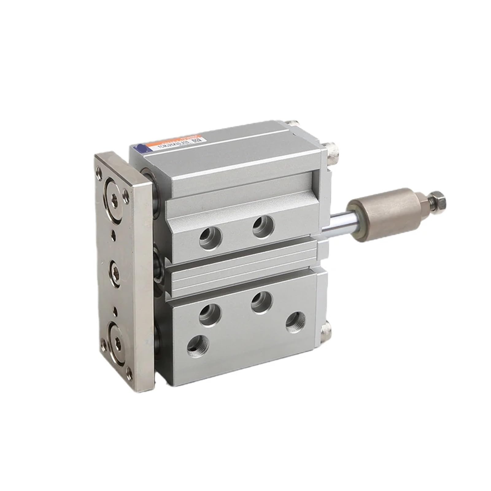 Vérin à course réglable trois axes double tige TCLJ20X20-10S pour guidage pneumatique de précision