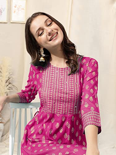Image of MIRCHI FASHION Women's Anarkali Printed Kurti Only