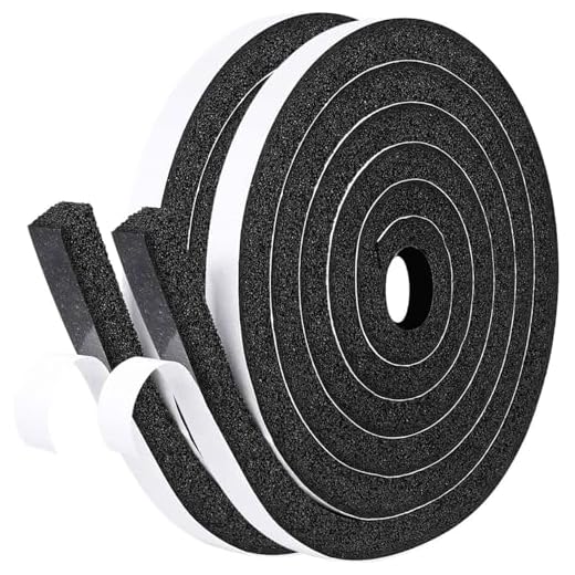 TUKA 6m Selbstschmelzendes Silikonband, Mehrzweck Reparaturband Isolierband Dichtungsband, Selbstschmelzendes Silikon Wickelband Wasserdicht Wetterfest, 25mm breit, 2x3m, Schwarz, TKD5042-2x 7 fowong Schaumstoff Selbstklebend Klebeband 12mm(B) x6mm(D) Türdichtung Dichtband Klimaanlage Kollision Siegel Schalldämmung Kompriband Gesamtlänge 8m (2 Rollen je 4m lang) Schwarz