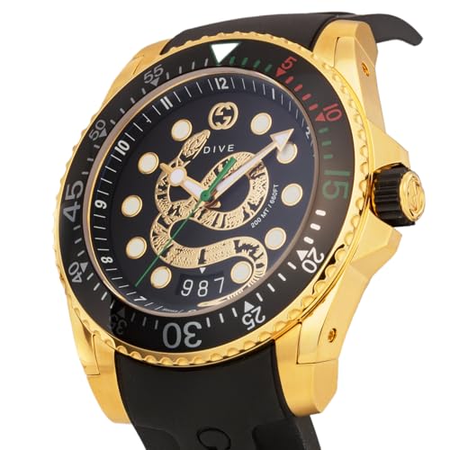 Image of [Gucci] Watch DIVE YA136219 Men's Black [Parallel Import], Black