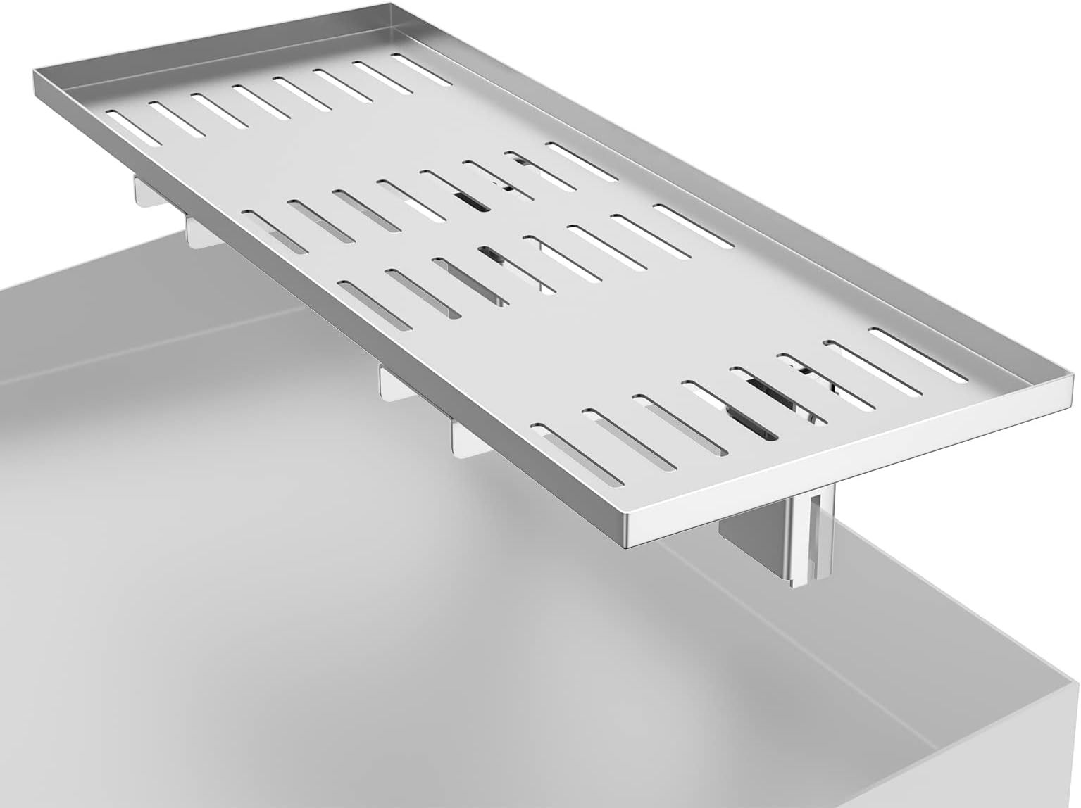 Amazon.com: Chef Master 90260 Adjustable Grill Shelf, Grill Caddy Side ...