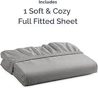 Vista 687 de King Fitted Bed Sheet - Bottom Single Fitted Sheet Only - Ultra-Soft Hotel Luxury Bedding w/ 8-16 Inch Deep Pockets - Breathable, Cooling & Wrinkle