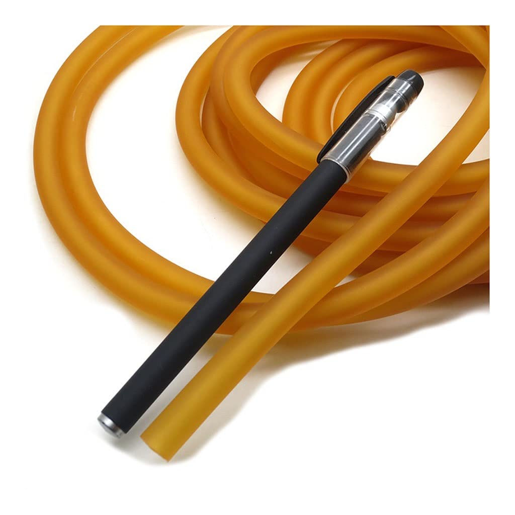 Rurki z naturalnego kauczuku lateksowego, Wąż gumowy lateksowy 3 mm średnica wewnętrzna 9 mm średnica zewnętrzna 1-10 m do treningu jogi Slingshot Fitness(10m)