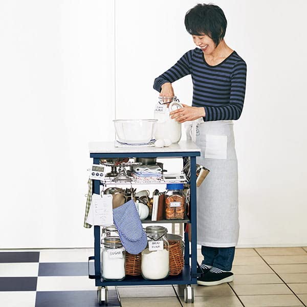 栗原はるみさんのワークトップワゴン Amazon.co.jp: 栗原はるみ プロデュース オリジナル ワークトップ