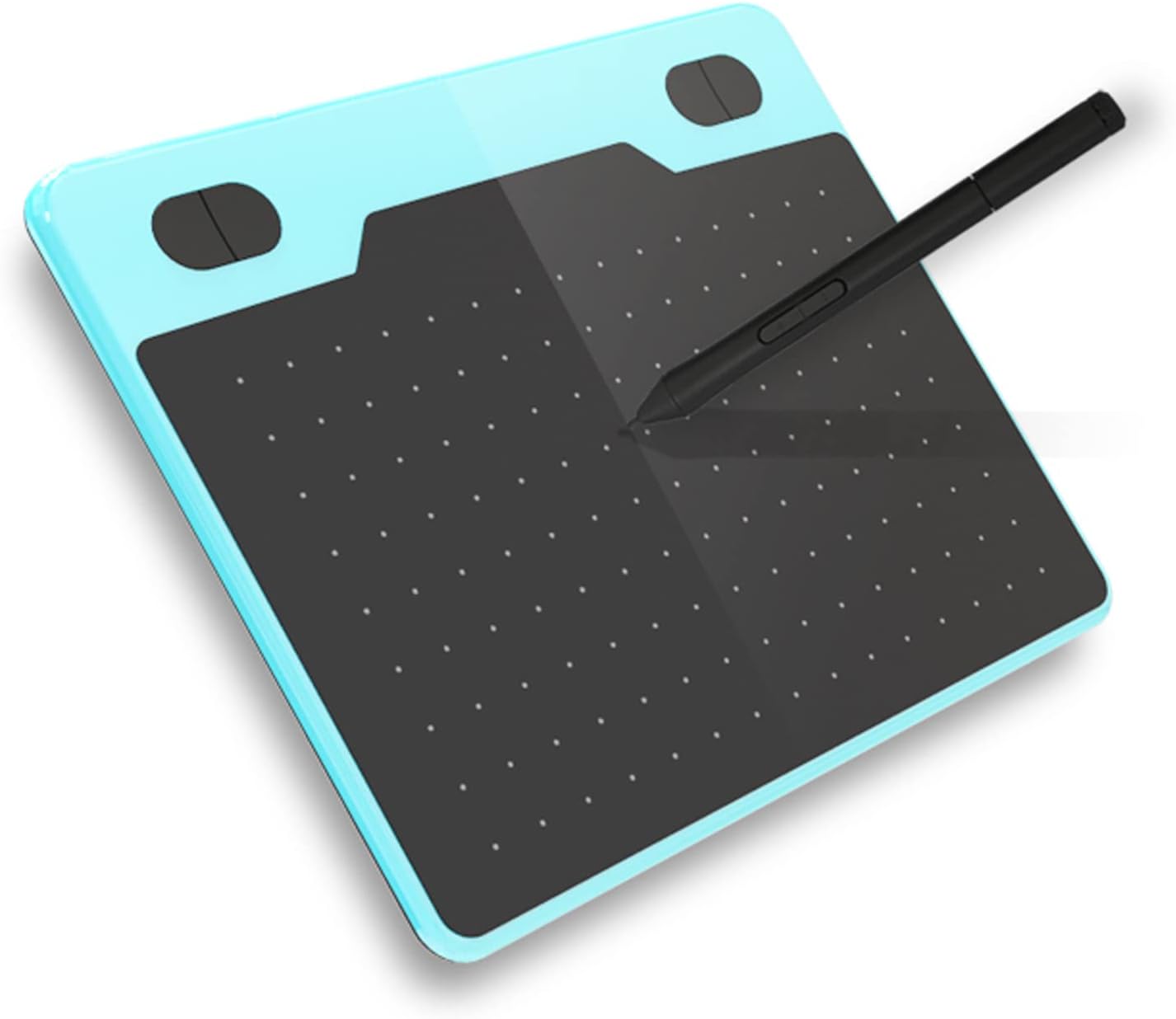10moons T503 Digital Art Graphics Drawing Tablet 6 x3.9 inches Ultralight Art Creation Sketch with Battery-free Stylus 8 Pen Nibs 8192 Levels Pressure 4 Express Kys Compatible with Windows Android