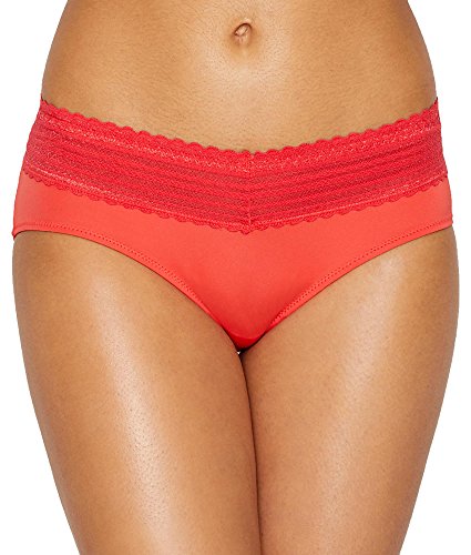 Image of Warner's womens No Pinching No Problems Dig-free Comfort Waist With Lace Cotton Hi-cut Rt2091p
