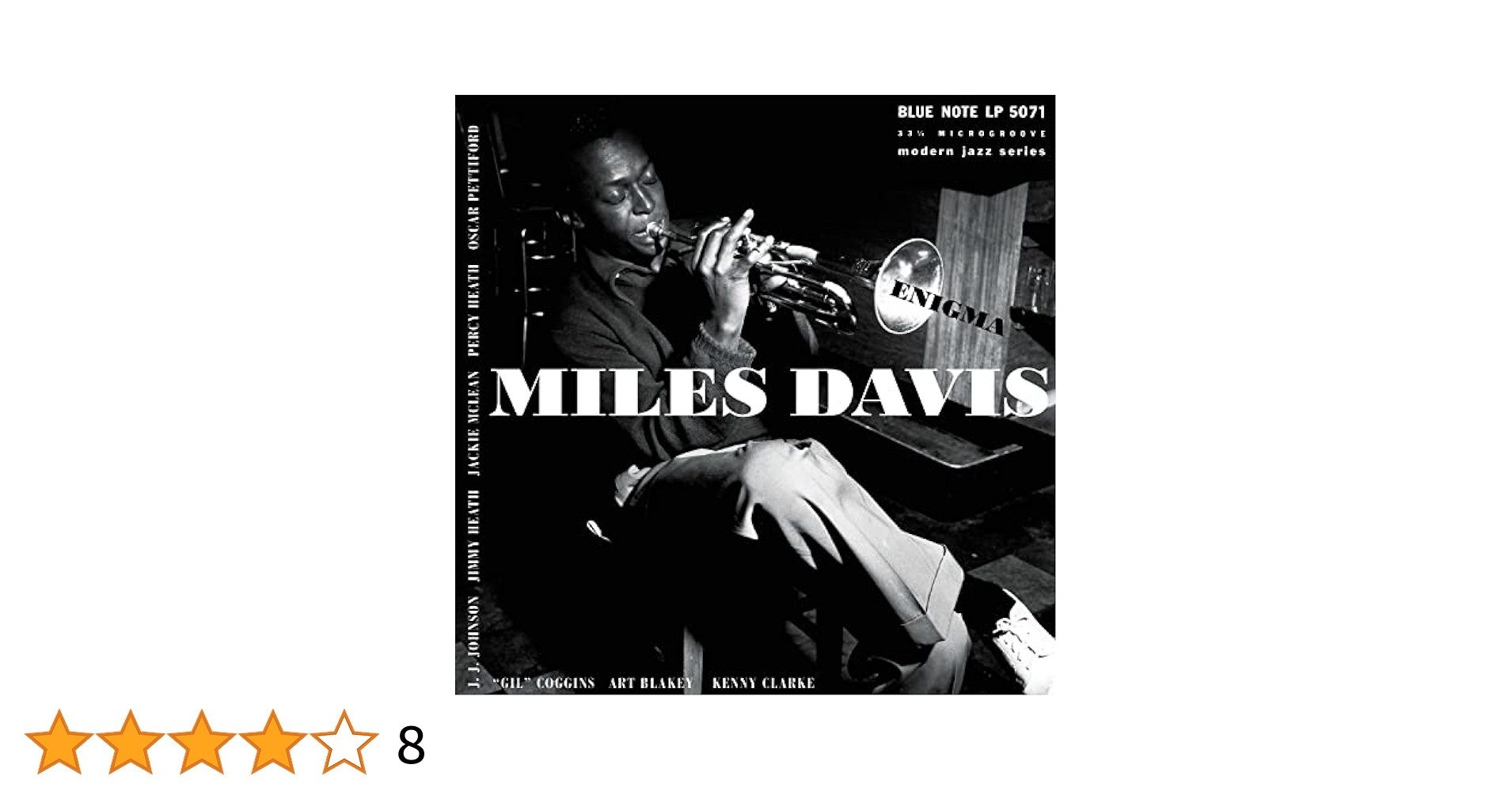 米10” Miles Davis Enigma LP5071 Blue Note, UMe /00200 Miles Davis – Enigma – Vinyl (LP, 10
