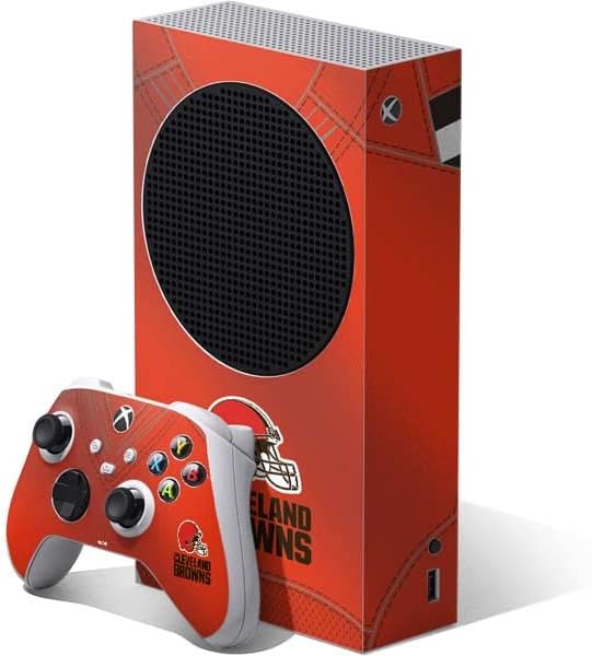 Skinit Decal Gaming Skin Compatible with Xbox Series S Bundle - Officially Licensed NFL Cleveland Browns Design
