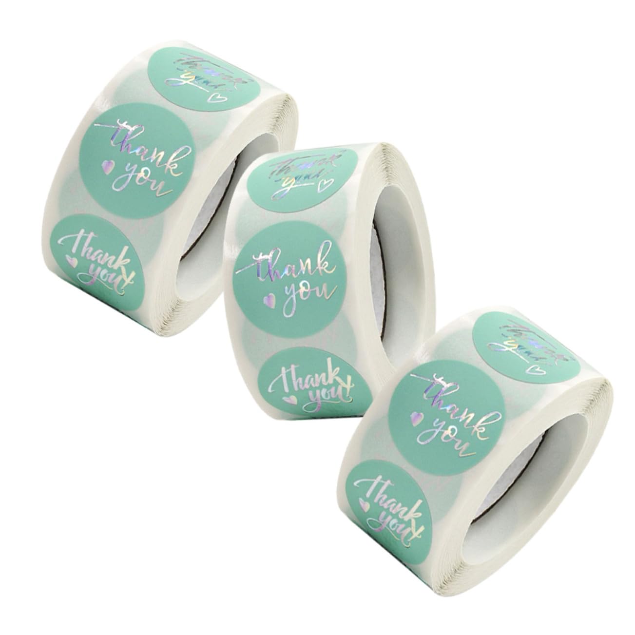 SHINEOFI 12rotoli Adesivi Per Confezioni Etichette Adesive Per Matrimonio Compleanni e Decorazioni Per e Imballaggi Dolci
