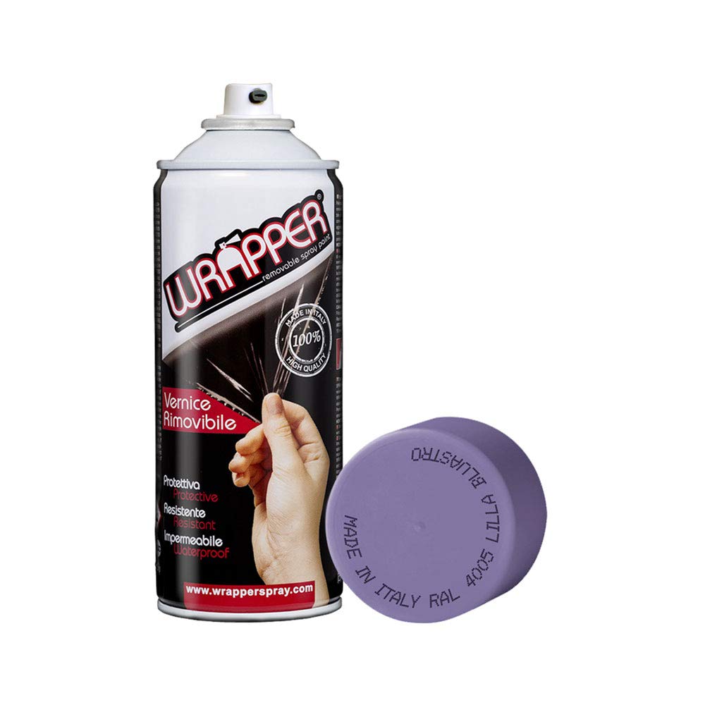 4R Quattroerre.it Wrapper Lackspray, entfernbar, RAL-Farben, Lila Blau