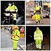 TICONN Hi Vis Rain Jacket and Pants, Waterproof High Visibility Safety Rain Suits, ANSI Class 3 Reflective Rain Gear for Men and Women (Yellow, XL)