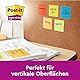 Post-it Super Sticky Notes, Packung mit 6 Blöcken, 90 Blatt pro Block, 76 mm x 127 mm, Pink, Lila, Grün, Grau, Blau - Extra-stark klebende Notizzettel für Notizen, To-Do-Listen und Erinnerungen