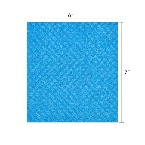 Image of YEEHAW Swedish Dishcloths for Kitchen 10 Pack, Cellulose Sponge Cloths, No Odor Reusable Cleaning Cloths, Super Absorbent Dish Cloth Hand Towel for Kitchen, Bathroom, Glass Surface, Furniture 7 inchx6 inch