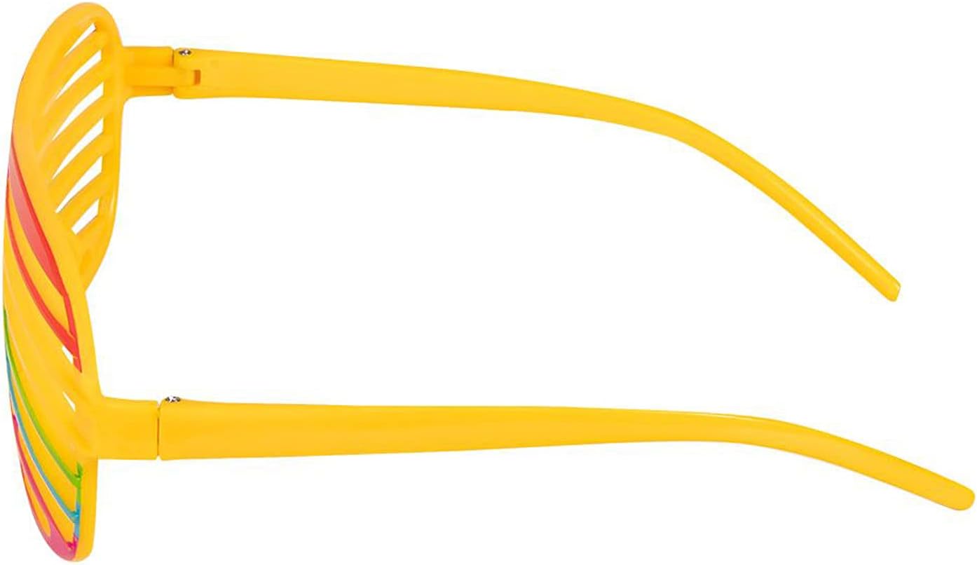 Boland Boland-02655 02655 Rainbow Glasses, Multicoloured, Fun, Pride, Party Accessory, CSD, Costume, Carnival, Theme Party, Unisex, Adult, 2655, One Size