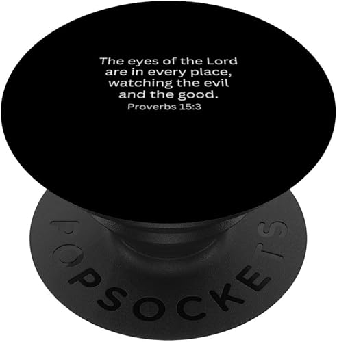 Miniatura 6 de The Eyes Of The Lord Evil and Good Proverbs 15:3 Christian PopSockets MagSafe PopGrip para iPhone