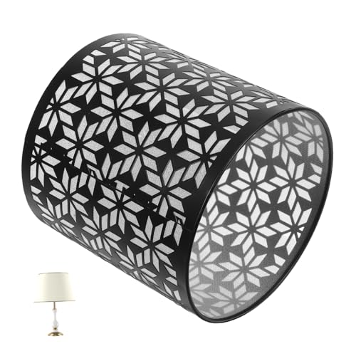 iplusmile Pantalla de Lámpara de Mesa de Hierro Resistente Diseño Moderno y Minimalista Base Grande Deslumbrante para Lámparas de Mesa Pared y Techo Dormitorio y Salón