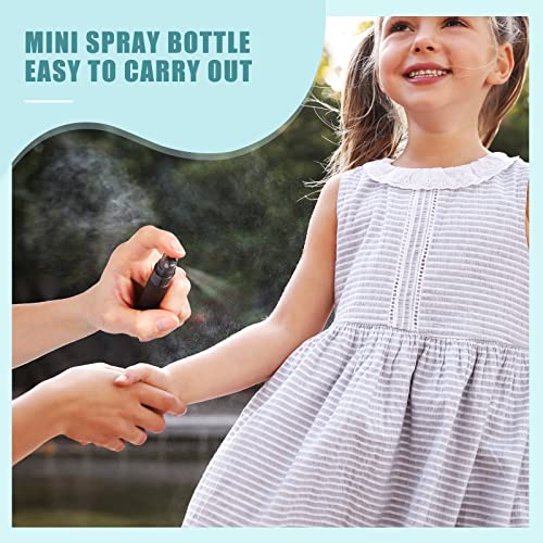 Remerry 10 ml Perfume Spray Bottles Plastic Travel Refillable Mini Bottles for Women Small Fine Mist Sprayers Portable Frosted Perfume Sprayers Empty Atomizer for Essential Oil(500 Pcs)4