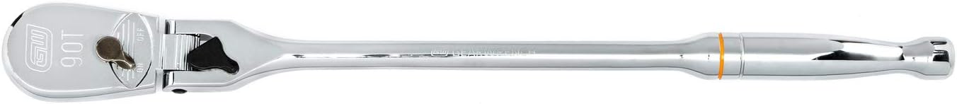 GearWrench 3 Pc. 1/4, 3/8 & 1/2 Drive 90 Tooth Locking Flex Head Teardrop Ratchet Set - 81276T