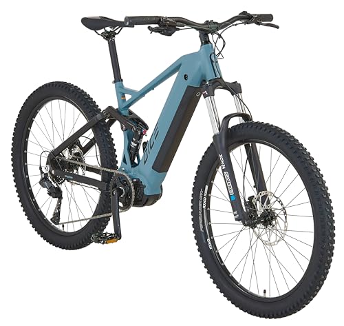 Prophete DICE 4.0 Full-Suspension E-MTB 27,5" – AEG 48V Mittelmotor 250W, bis 160 km Reichweite, Cues 10-Gang Schaltung, Suntour Federgabel, Hydraulische Scheibenbremsen, MTB Memory Sattel – Bild 3