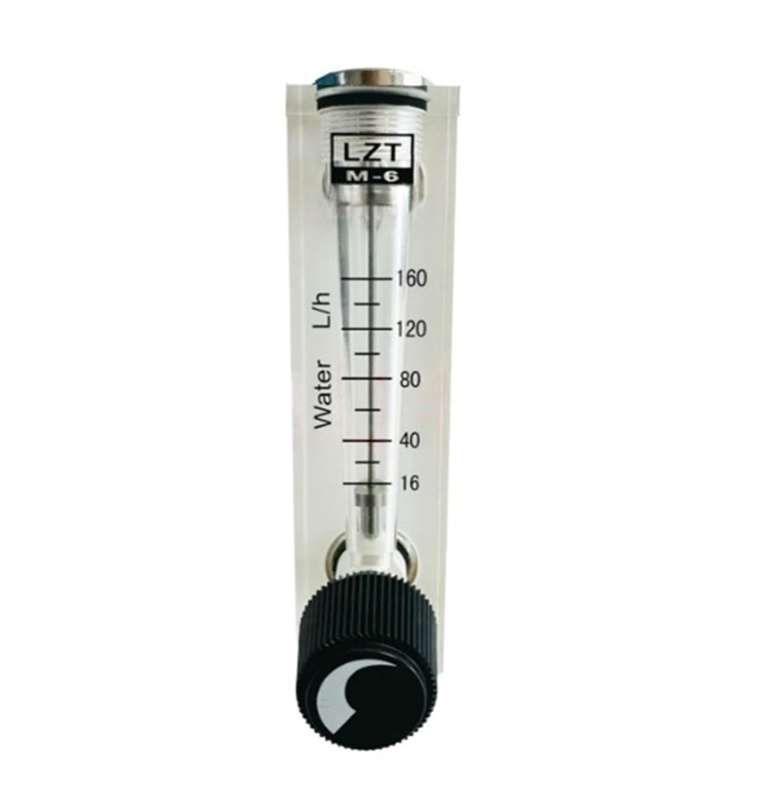 Rotámetro de líquido LZT-6T 16-160L/H ajustable montado en panel