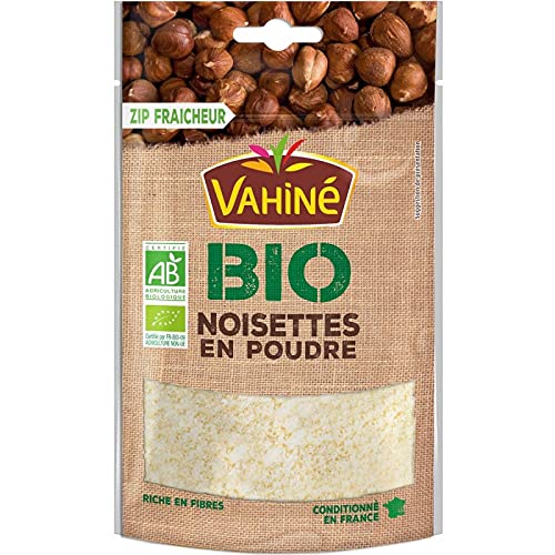 BIO, VAHINÉ, NOISETTES BIO POUDRE 100G, LOT DE 3