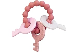 YAPROOM Silicone Teething Keys: Perfect for Soothing and Entertaining Baby Girls