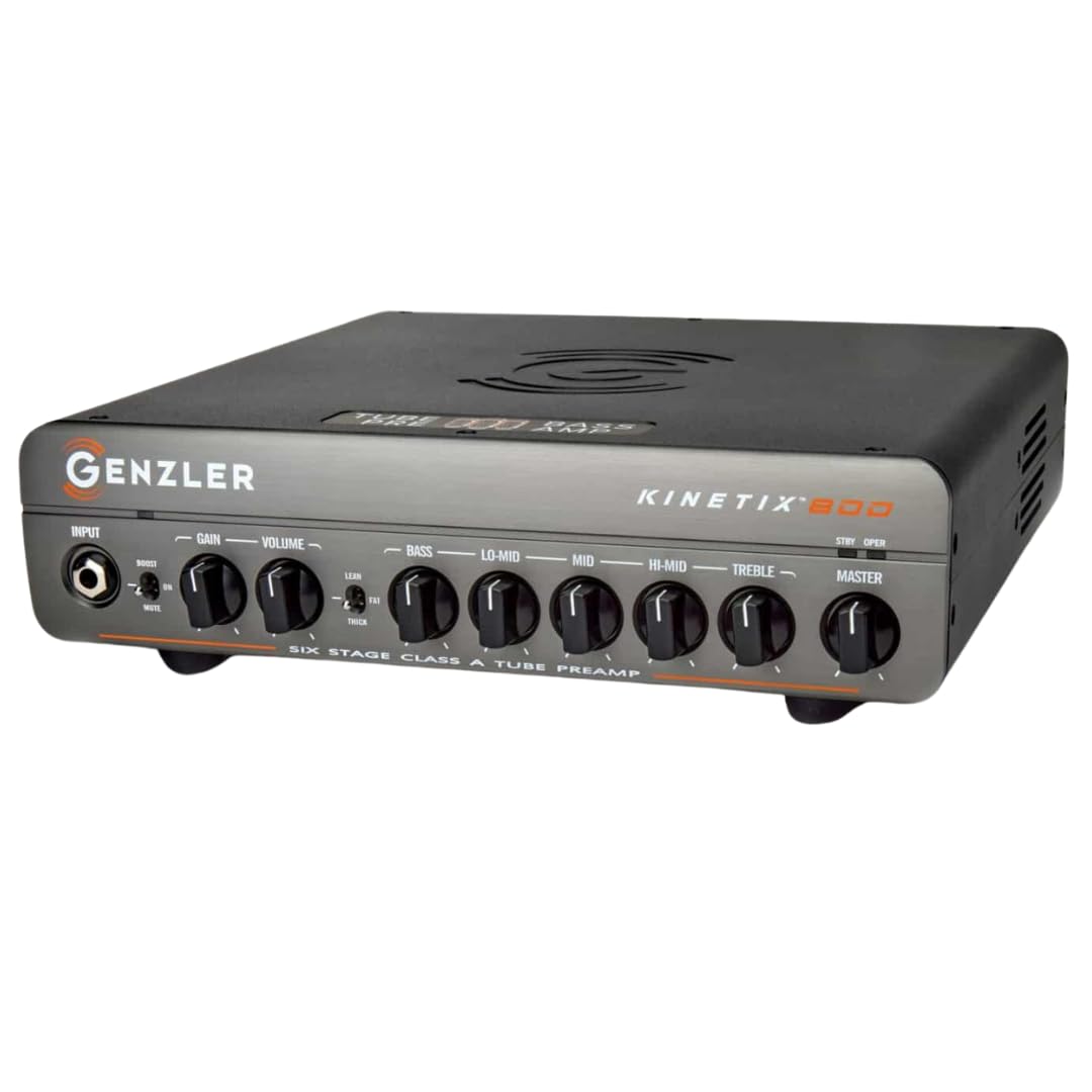 GearTree Genzler Kinetix 800 Bass Tube Head, 800W, Gray