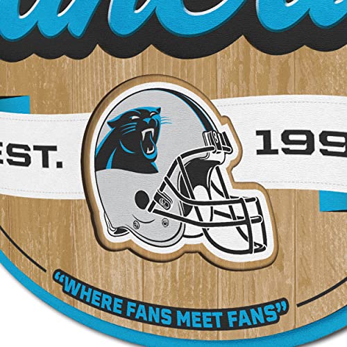 Image of YouTheFan NFL Carolina Panthers FanCave Wall Art