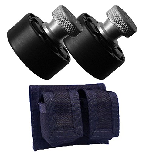 Bundle Includes 3 Items - 2 HKS 10-A Revolver Speedloader for S&W 10,12,13,14,15,19,64,66,67/Taurus 606, 65, 66, 80, 82 and HKS 100-B Cordura Double Speedloader Case (Black)