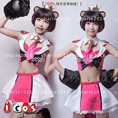 Amazon.co.jp: LONGSHUMU コスプレ衣装ユリ熊嵐/百合城銀子/熊