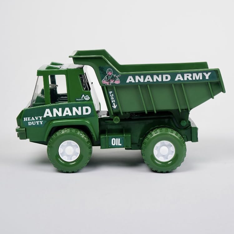 Vidhyapati Unbreakable Heavy Duty Jumbo Size Dumper Army Truck with Sound Friction Toys Non Electric for Kids Toddlers Boys- Friction Powered Vehicle Toy – Big Truck Size (B0CTQJDG5G) Amazon Price History, Amazon Price Tracker