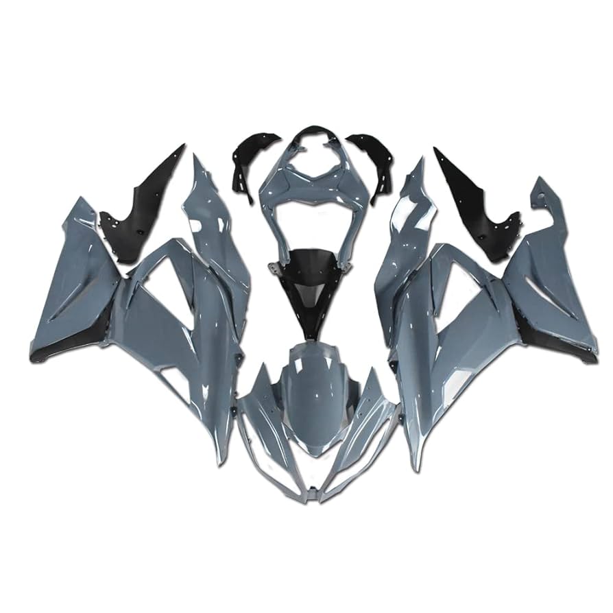 Amazon.com: US STOCK Gray Fairing Fit for Kawasaki Ninja