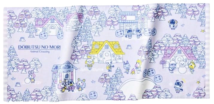 Amazon｜あつまれ どうぶつの森 タオル フェイスタオル Winter ver