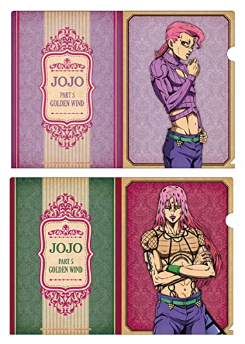 Amazon.co.jp: ジョジョの奇妙な冒険 黄金の風 クリアファイル 2種 