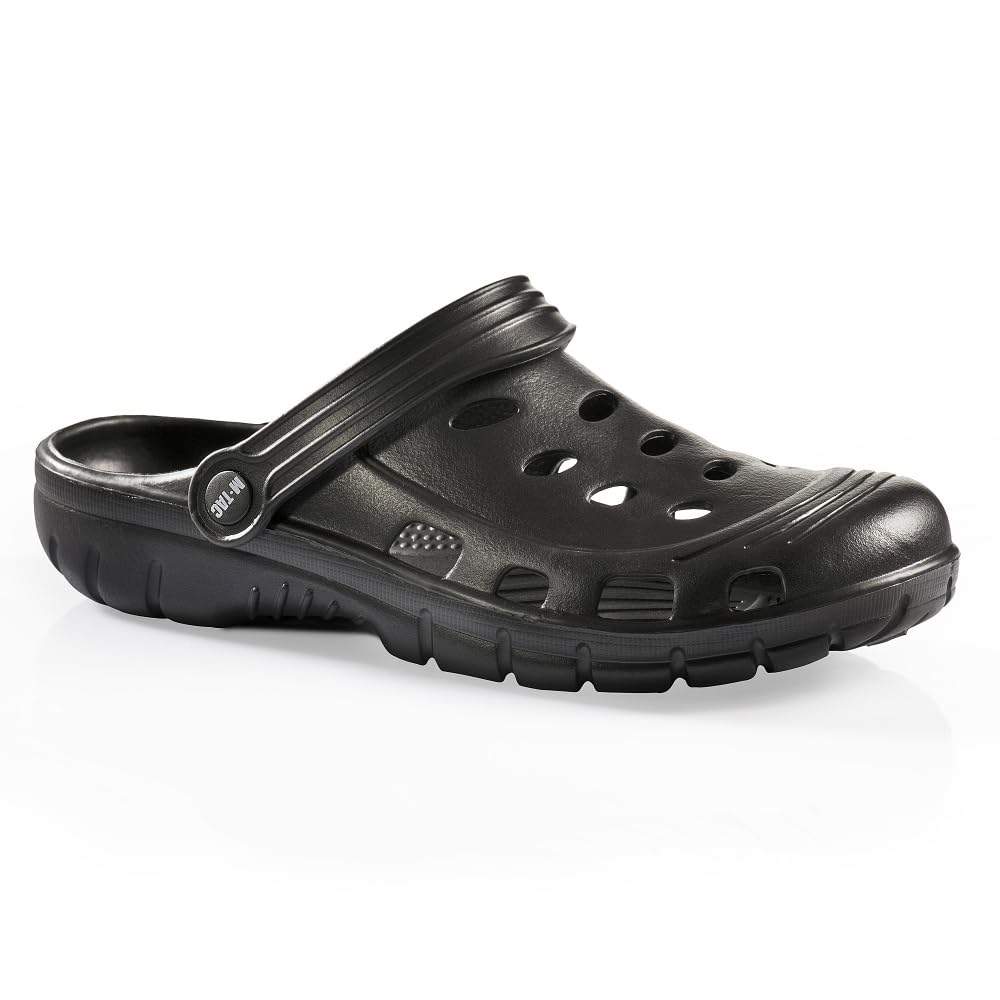 M-Tac Hausschuhe EVA Clogs Hausschuhe Gartenschuhe (Black, Unijne rozmiary obuwia, Dla dorosłych, Dla meżczyzn, Tabela rozmiarów, Średnia, 46)