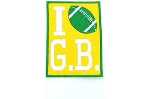 I Heart Green Bay Football Patch