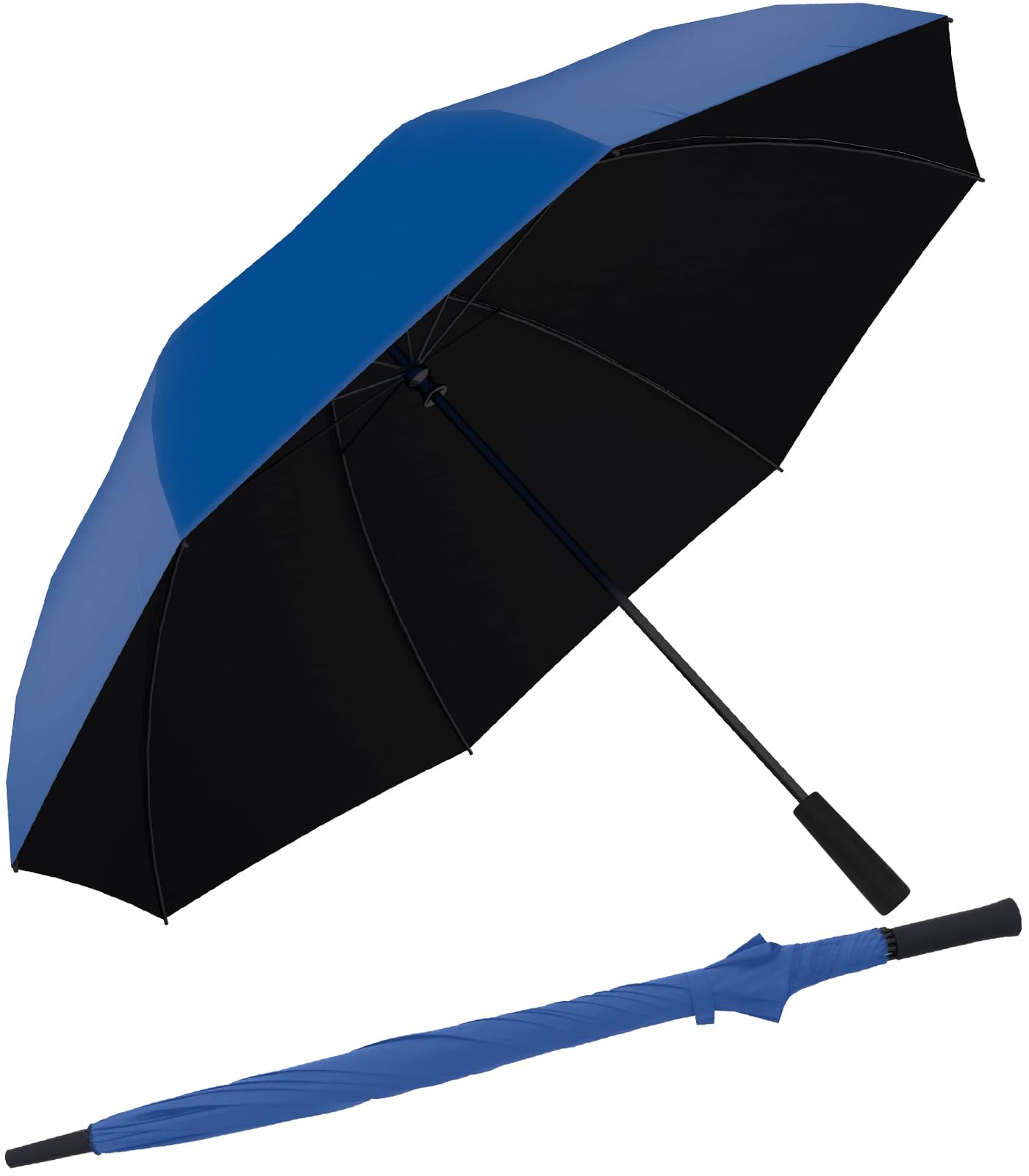 Doppler zero XXL Ultra Sun Golf Regenschirm mit UV-Schutz | Großer XXL Golf-Regenschirm mit UV-Beschichtung, extra großes Schirmdach, ca. 130 cm, leicht, schützt Sonne und Regen