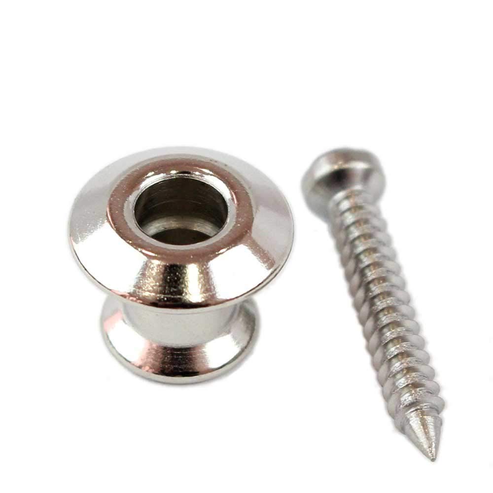 DL S 00041 SLS2011N Dunlop Straplock Dual Design Strap Retainer System Instrument, Nickel, Sachet de 50
